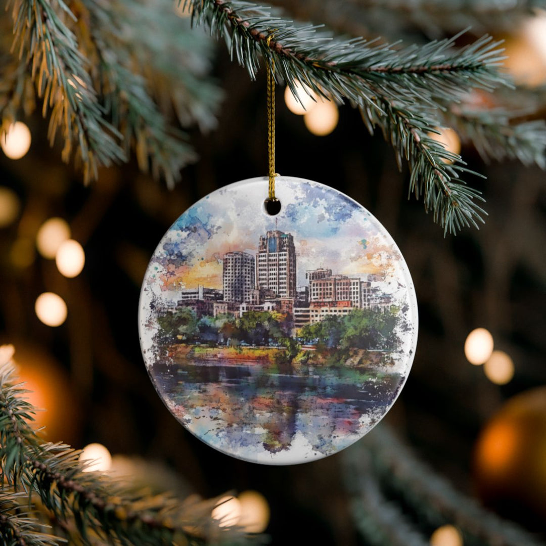 Baton Rouge Louisiana Ornament: Unique Baton Rouge Souvenir, Baton Rouge Louisiana Xmas Decor, and Authentic Baton Rouge Gift