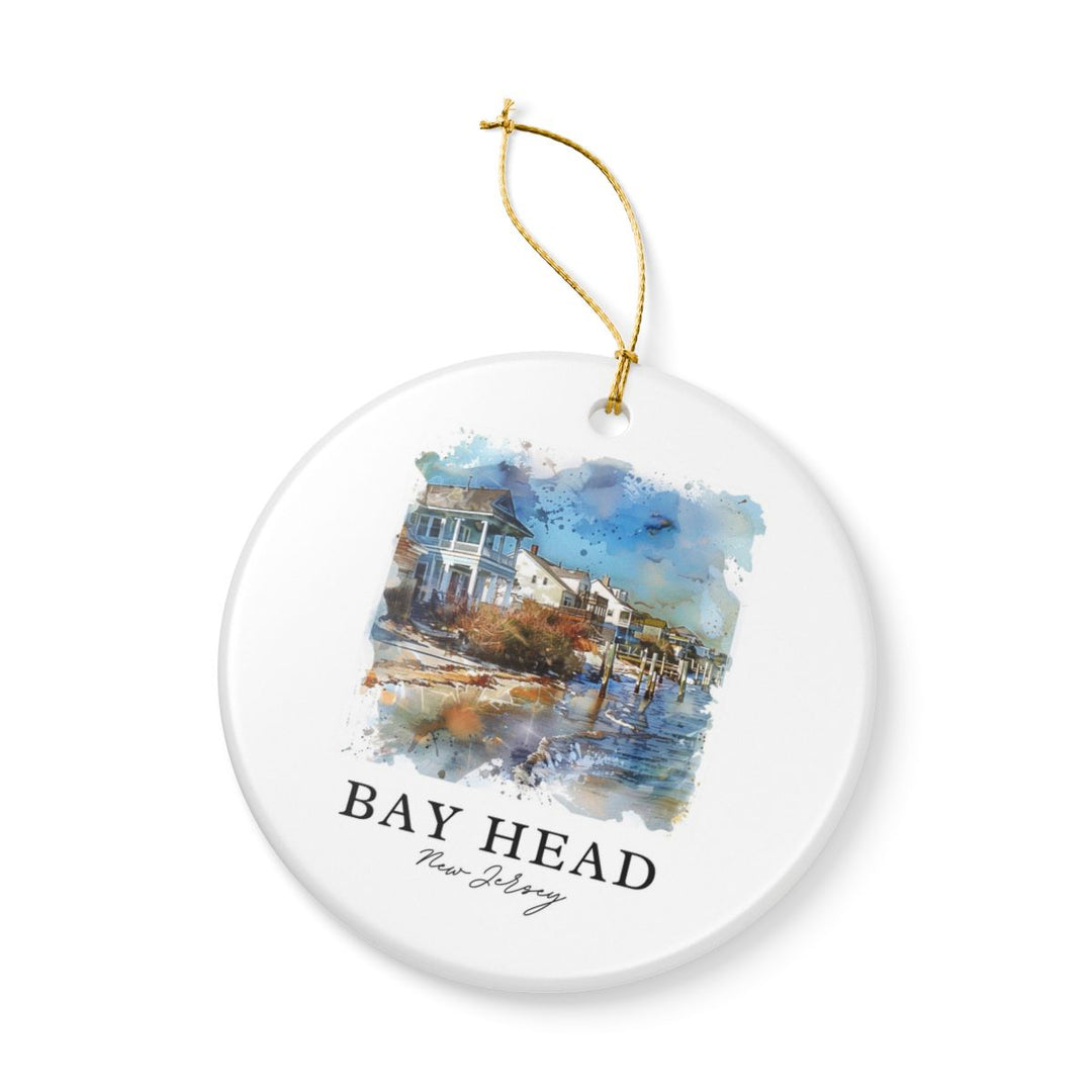 Bay Head New Jersey Ornament: Unique Bay Head Souvenir, Bay Head New Jersey Xmas Decor, and Authentic Bay Head Gift