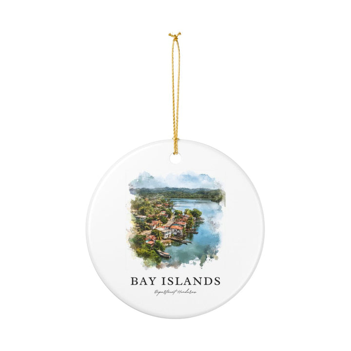 Bay Islands Department Honduras Ornament: Unique Bay Islands Department Honduras Souvenir, Bay Islands Department Honduras Xmas Decor, and Authentic Bay Islands Department Honduras Gift