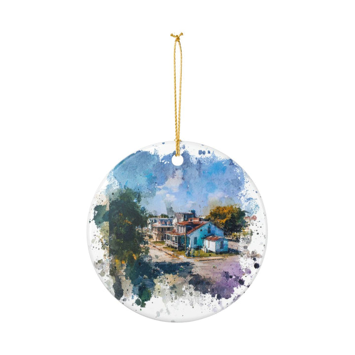 Bay St Louis Mississippi Ornament: Unique Bay St Louis Souvenir, Bay St Louis Mississippi Xmas Decor, and Authentic Bay St Louis Gift