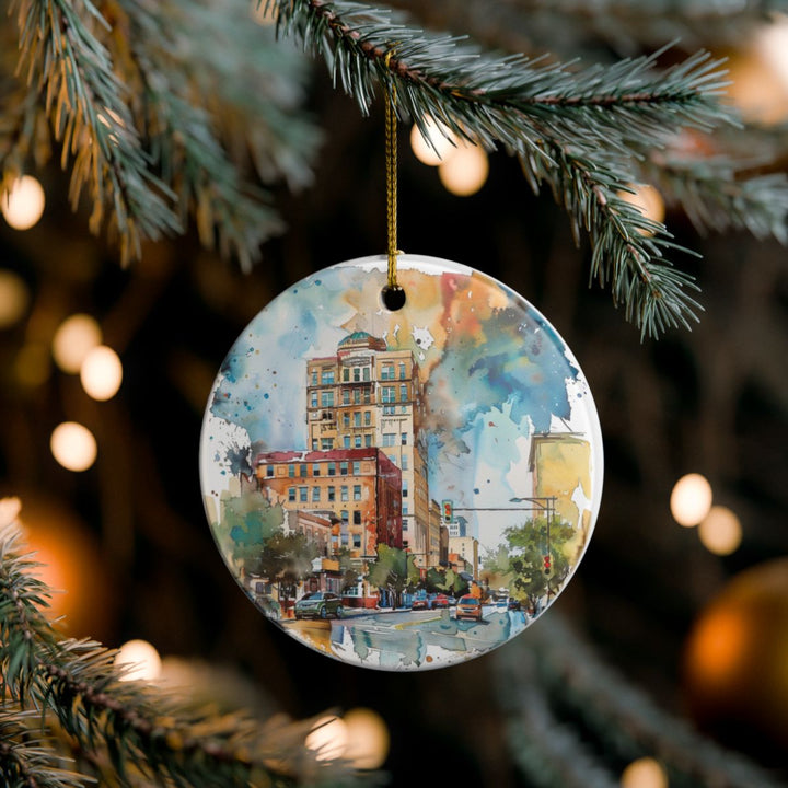 Beaumont Texas Ornament: Unique Beaumont Texas Souvenir, Beaumont Texas Xmas Decor, and Authentic Beaumont Texas Gift