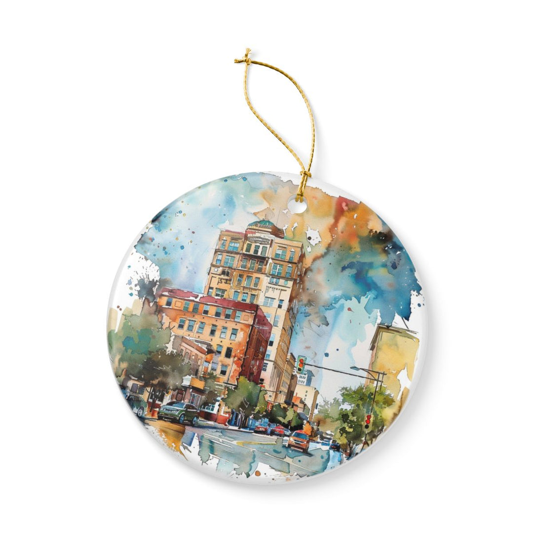 Beaumont Texas Ornament: Unique Beaumont Texas Souvenir, Beaumont Texas Xmas Decor, and Authentic Beaumont Texas Gift