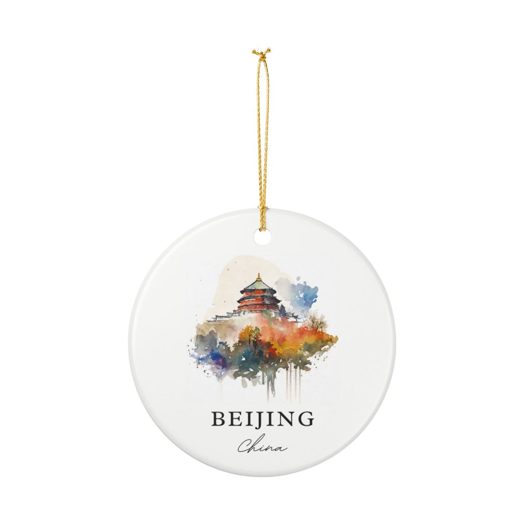 Beijing China Ornament: Unique Beijing Souvenir, Beijing China Xmas Decor, and Authentic Beijing Gift