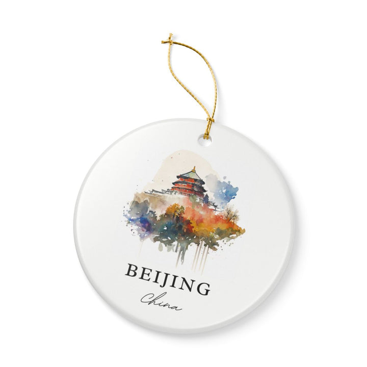 Beijing China Ornament: Unique Beijing Souvenir, Beijing China Xmas Decor, and Authentic Beijing Gift