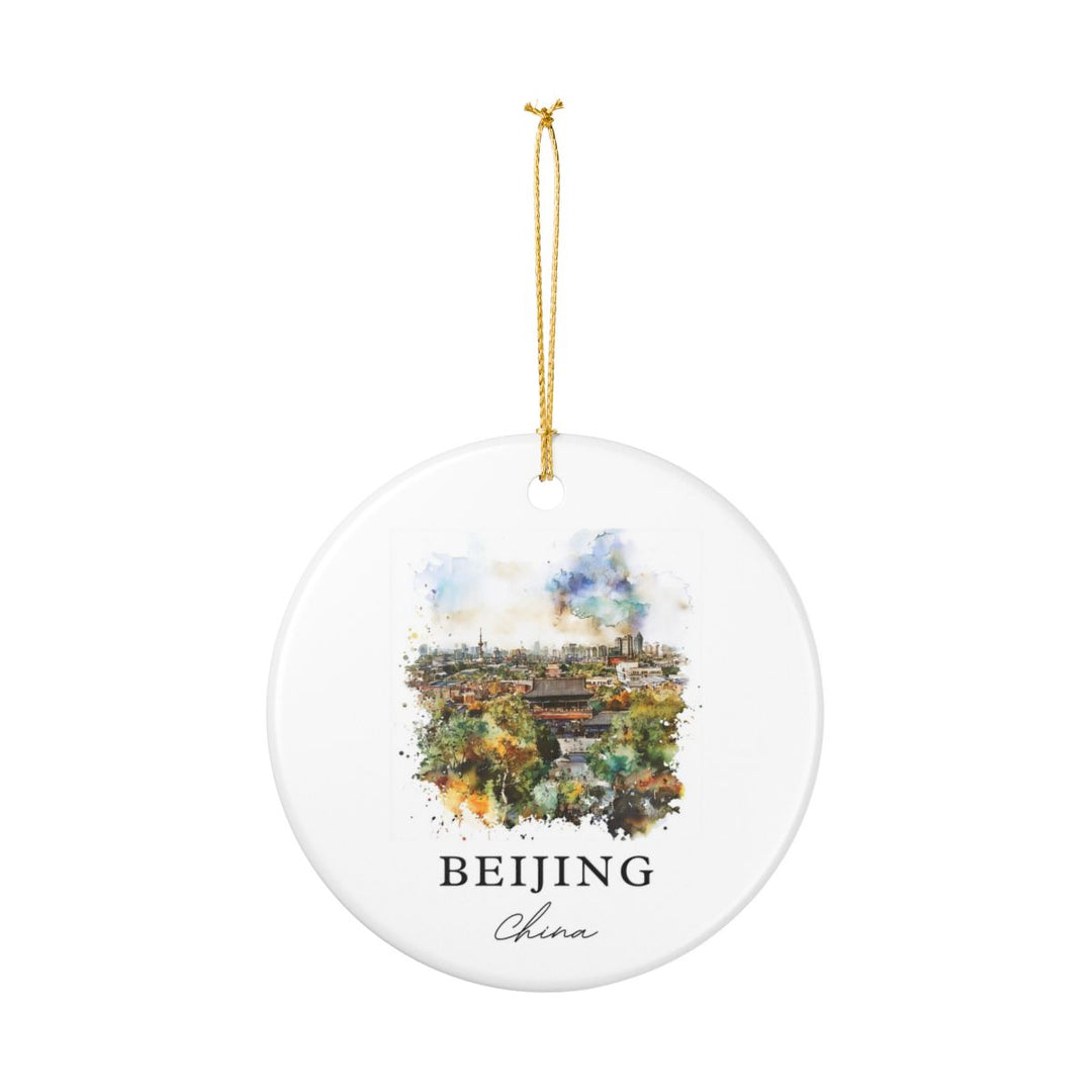 Beijing China Ornament: Unique Beijing Souvenir, Beijing China Xmas Decor, and Authentic Beijing Gift