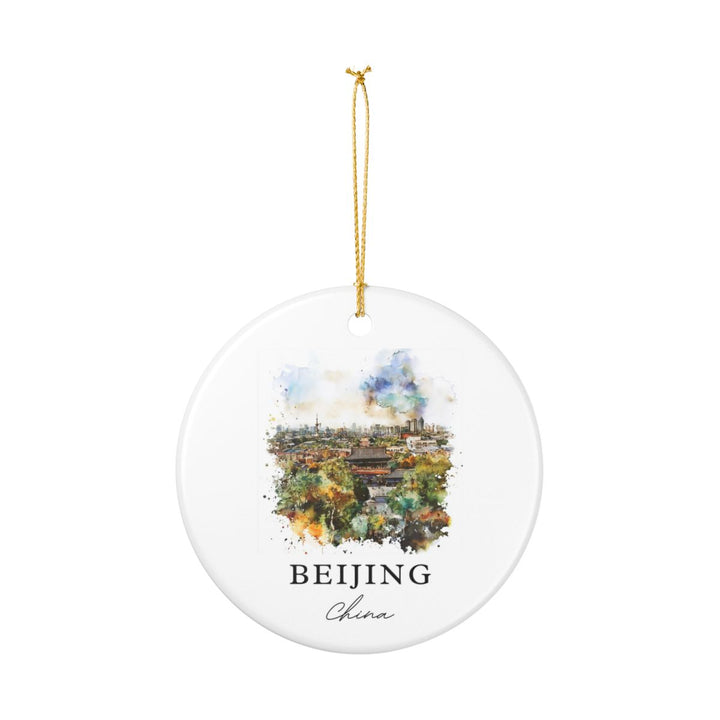 Beijing China Ornament: Unique Beijing Souvenir, Beijing China Xmas Decor, and Authentic Beijing Gift