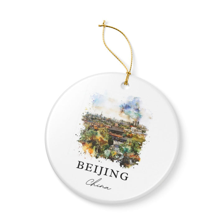 Beijing China Ornament: Unique Beijing Souvenir, Beijing China Xmas Decor, and Authentic Beijing Gift