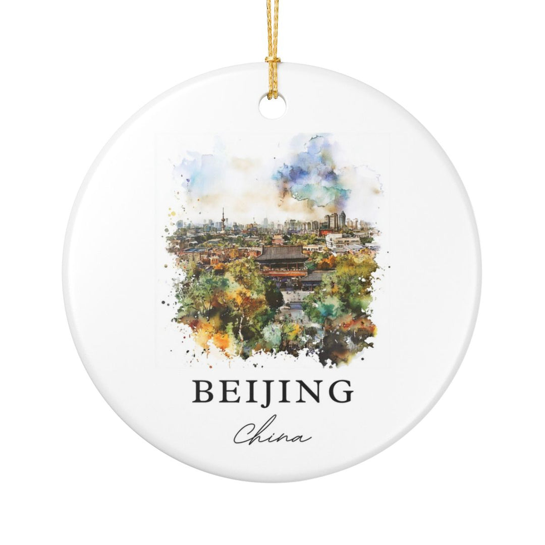 Beijing China Ornament: Unique Beijing Souvenir, Beijing China Xmas Decor, and Authentic Beijing Gift