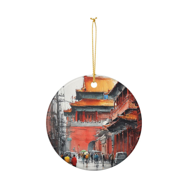 Beijing China Ornament: Unique Beijing Souvenir, Beijing China Xmas Decor, and Authentic Beijing Gift