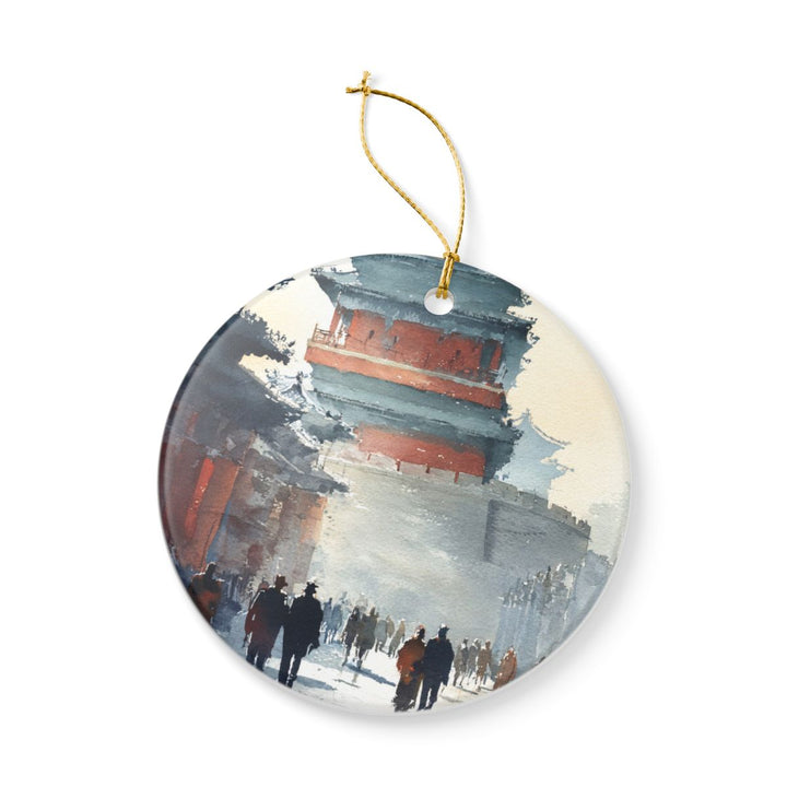 Beijing China Ornament: Unique Beijing Souvenir, Beijing China Xmas Decor, and Authentic Beijing Gift