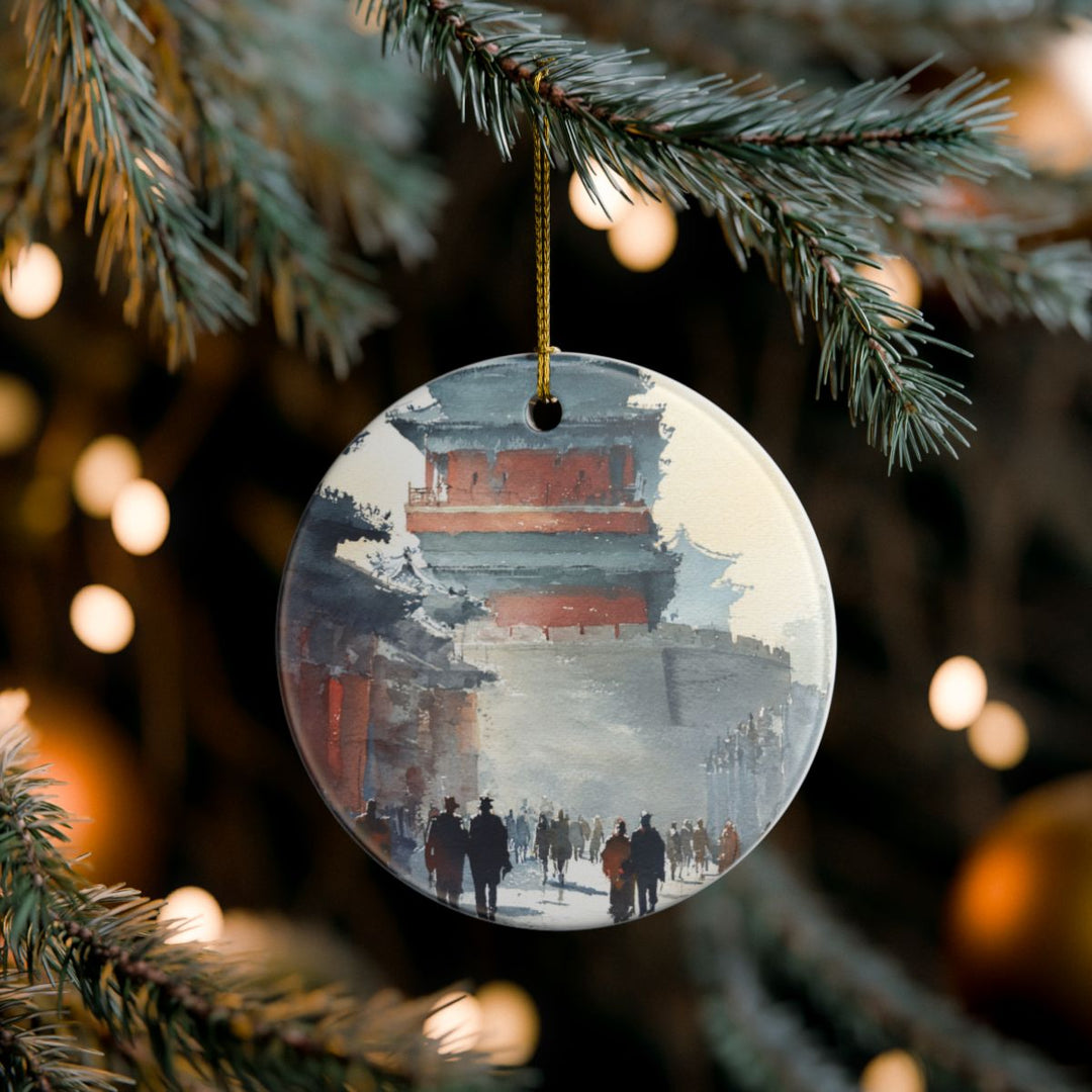 Beijing China Ornament: Unique Beijing Souvenir, Beijing China Xmas Decor, and Authentic Beijing Gift