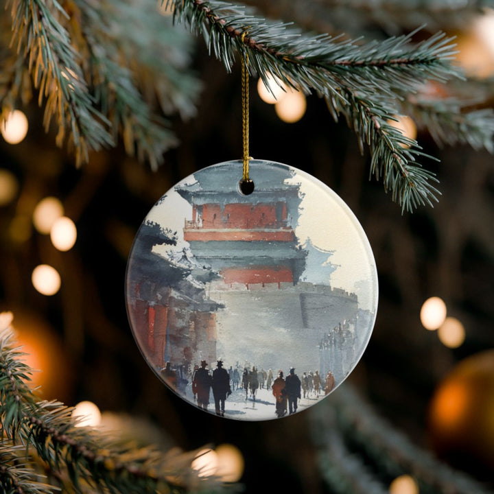 Beijing China Ornament: Unique Beijing Souvenir, Beijing China Xmas Decor, and Authentic Beijing Gift