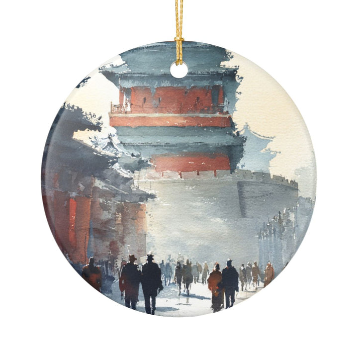 Beijing China Ornament: Unique Beijing Souvenir, Beijing China Xmas Decor, and Authentic Beijing Gift