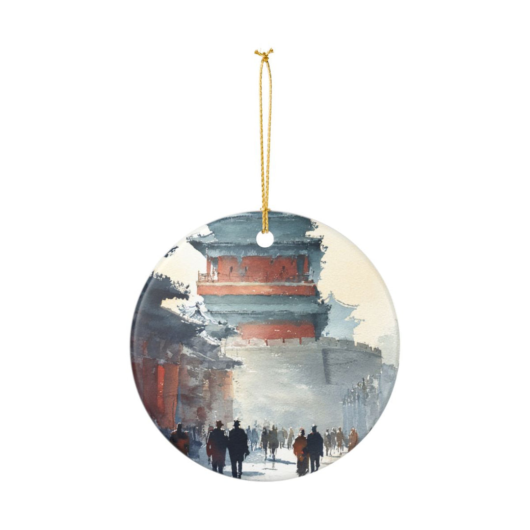 Beijing China Ornament: Unique Beijing Souvenir, Beijing China Xmas Decor, and Authentic Beijing Gift