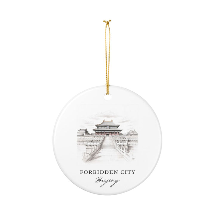 Beijing China Ornament: Unique Beijing Souvenir, Beijing China Xmas Decor, and Authentic Beijing Gift