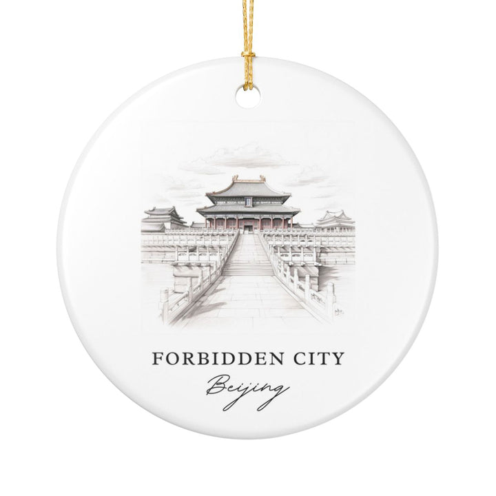 Beijing China Ornament: Unique Beijing Souvenir, Beijing China Xmas Decor, and Authentic Beijing Gift