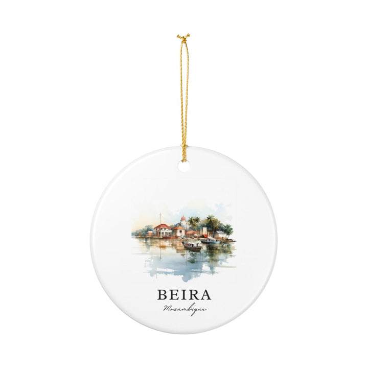 Beira Mozambique Ornament: Unique Beira Mozambique Souvenir, Beira Mozambique Xmas Decor, and Authentic Beira Mozambique Gift