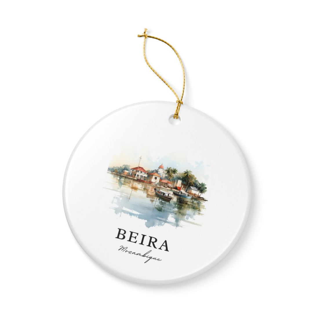 Beira Mozambique Ornament: Unique Beira Mozambique Souvenir, Beira Mozambique Xmas Decor, and Authentic Beira Mozambique Gift