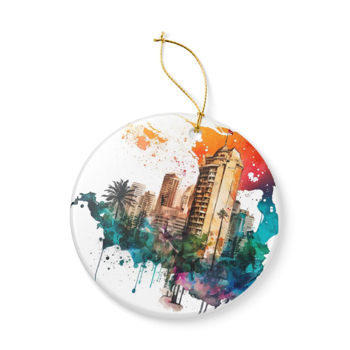 Beirut Lebanon Ornament: Unique Beirut Lebanon Souvenir, Beirut Lebanon Xmas Decor, and Authentic Beirut Lebanon Gift