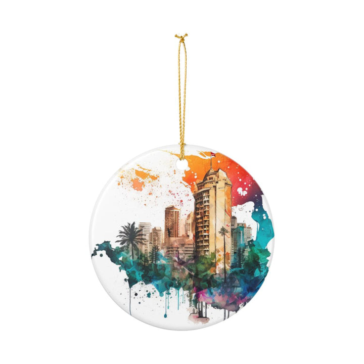 Beirut Lebanon Ornament: Unique Beirut Lebanon Souvenir, Beirut Lebanon Xmas Decor, and Authentic Beirut Lebanon Gift