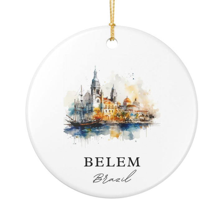 Belem Brazil Ornament: Unique Belem Souvenir, Belem Brazil Xmas Decor, and Authentic Belem Gift