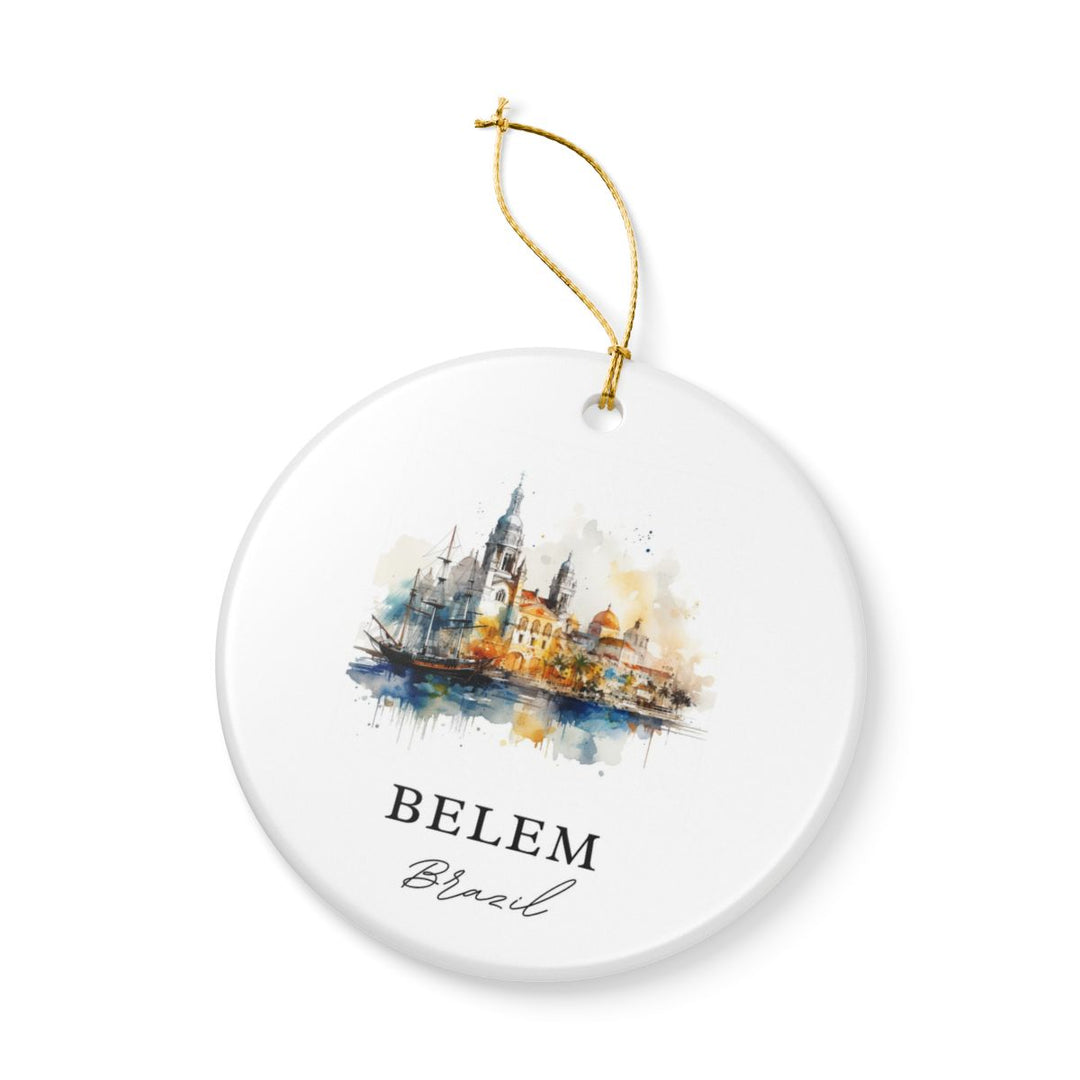 Belem Brazil Ornament: Unique Belem Souvenir, Belem Brazil Xmas Decor, and Authentic Belem Gift