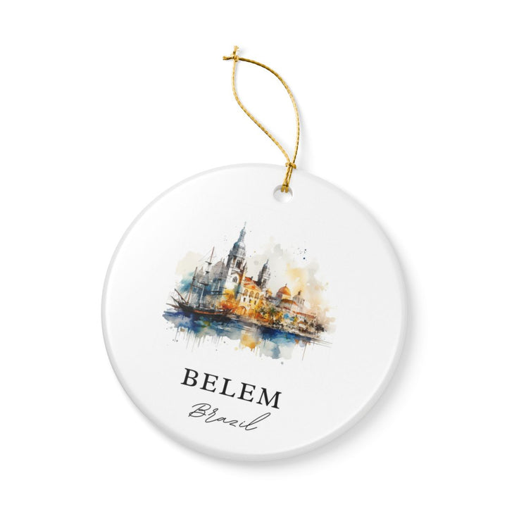 Belem Brazil Ornament: Unique Belem Souvenir, Belem Brazil Xmas Decor, and Authentic Belem Gift