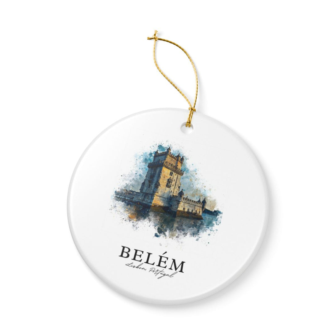 Belem Portugal Ornament: Unique Belem Souvenir, Belem Portugal Xmas Decor, and Authentic Belem Gift