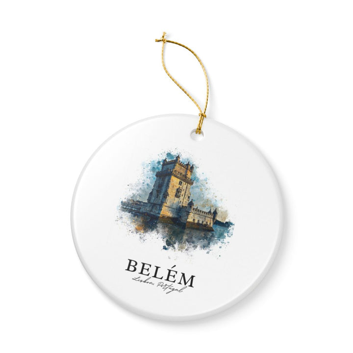 Belem Portugal Ornament: Unique Belem Souvenir, Belem Portugal Xmas Decor, and Authentic Belem Gift