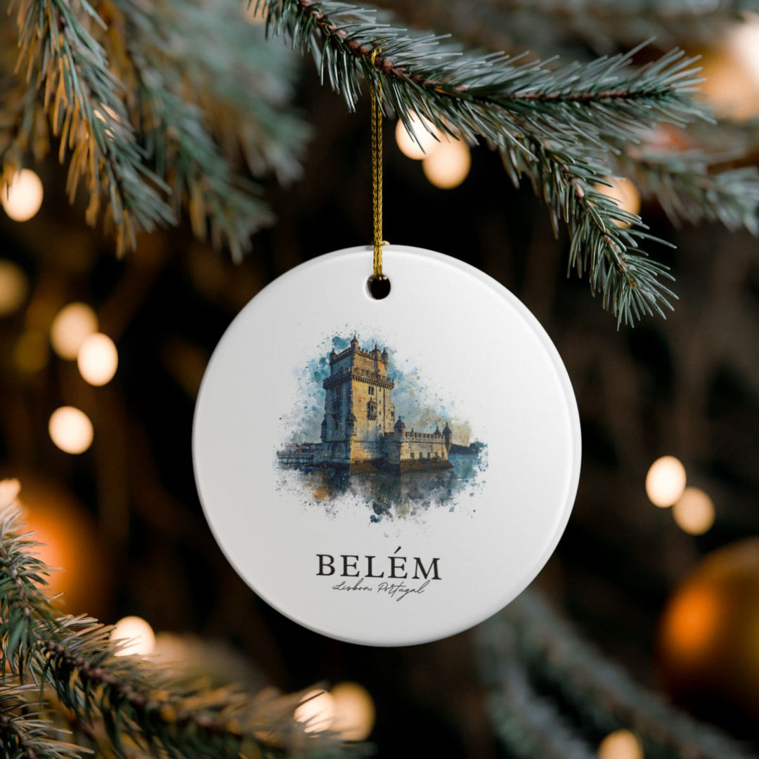 Belem Portugal Ornament: Unique Belem Souvenir, Belem Portugal Xmas Decor, and Authentic Belem Gift