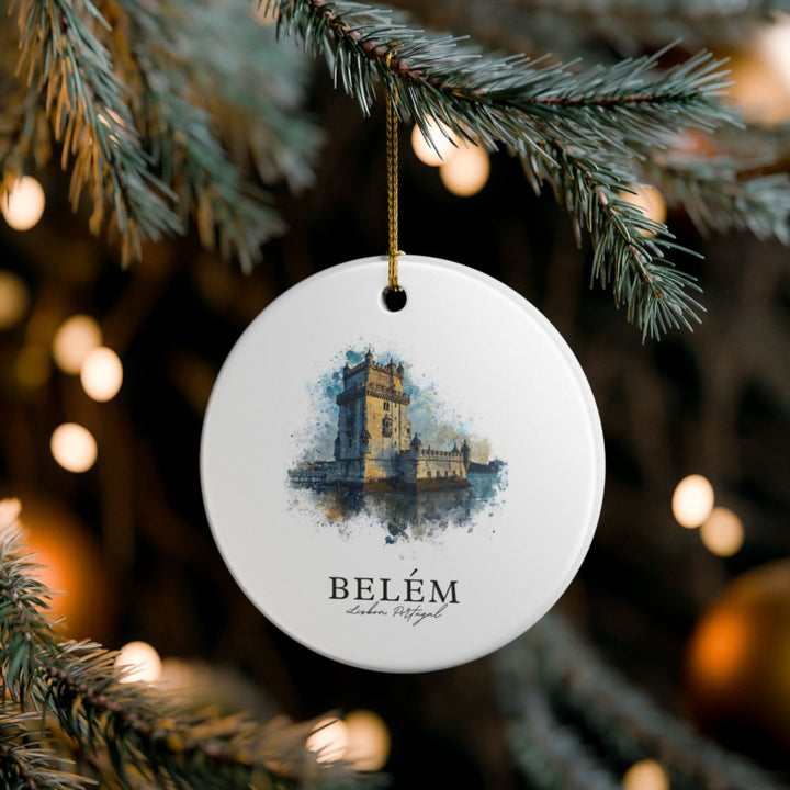 Belem Portugal Ornament: Unique Belem Souvenir, Belem Portugal Xmas Decor, and Authentic Belem Gift