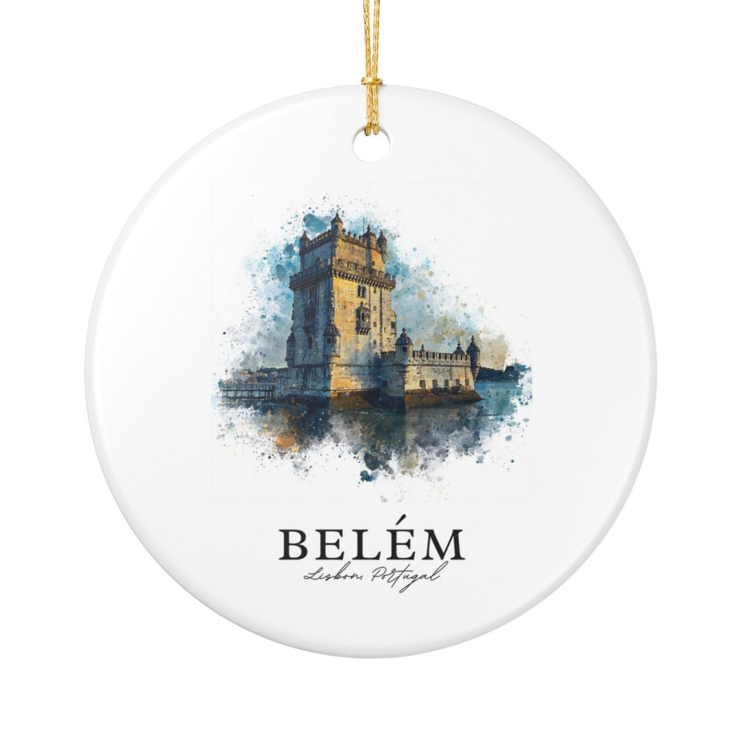Belem Portugal Ornament: Unique Belem Souvenir, Belem Portugal Xmas Decor, and Authentic Belem Gift