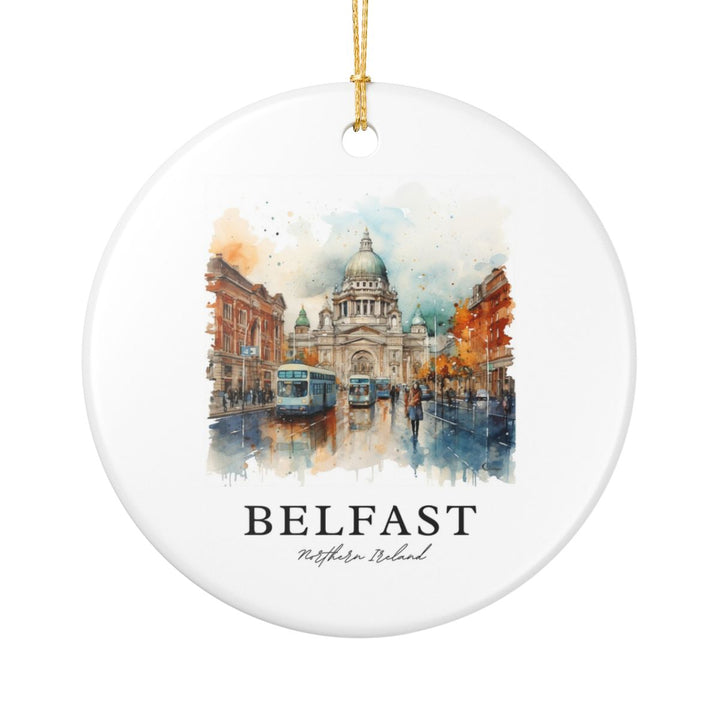 Belfast Northern Ireland Ornament | Christmas Travel Souvenir Gift