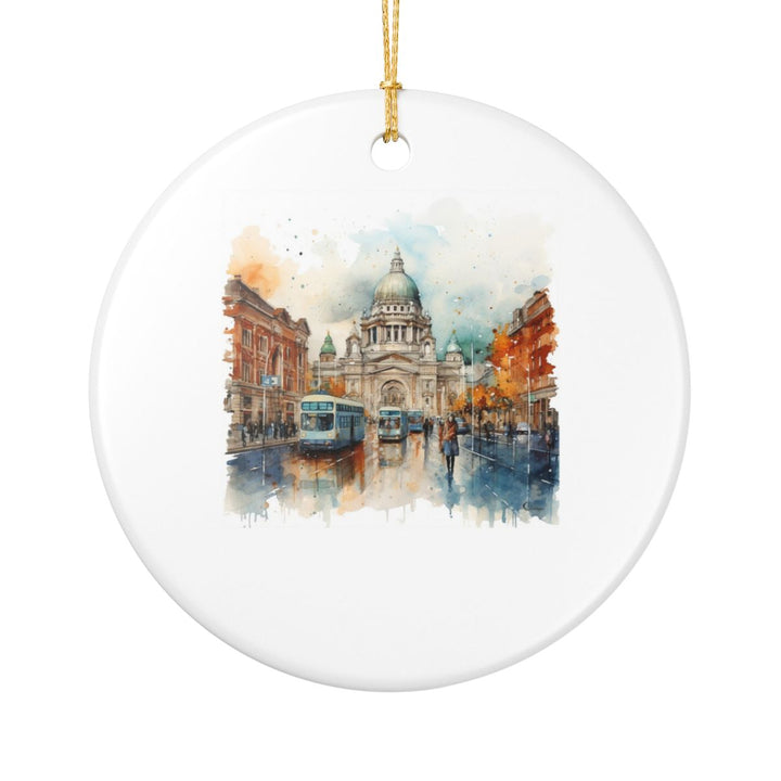 Belfast Northern Ireland Ornament: Unique Belfast Souvenir, Belfast Northern Ireland Xmas Decor, and Authentic Belfast Gift