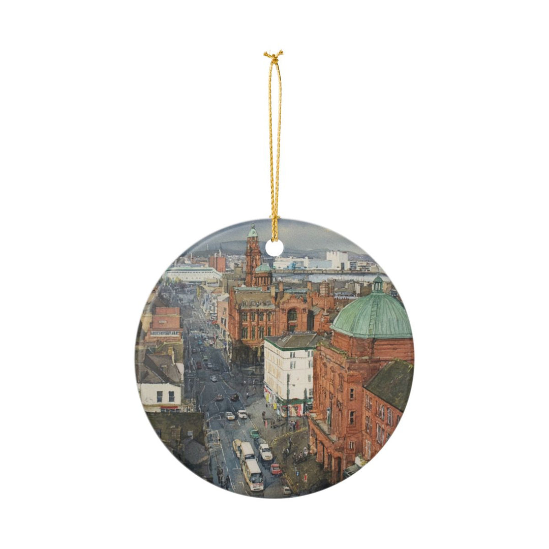 Belfast Northern Ireland Ornament: Unique Belfast Souvenir, Belfast Northern Ireland Xmas Decor, and Authentic Belfast Gift