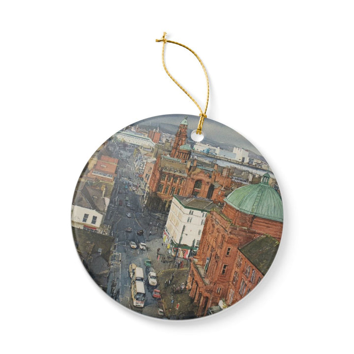 Belfast Northern Ireland Ornament: Unique Belfast Souvenir, Belfast Northern Ireland Xmas Decor, and Authentic Belfast Gift