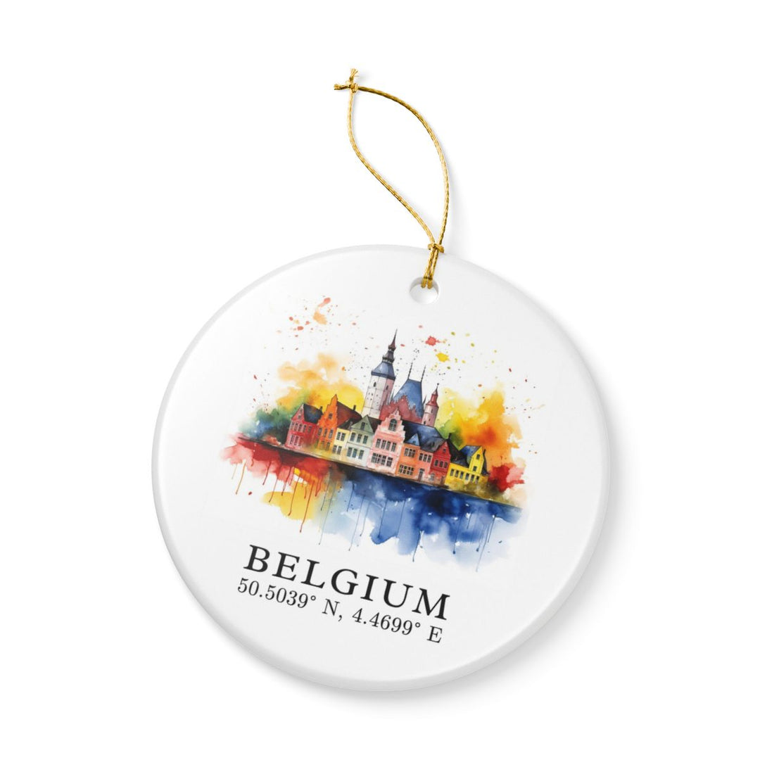 Belgium Ornament: Unique Belgium Souvenir, Belgium Xmas Decor, and Authentic Belgium Gift