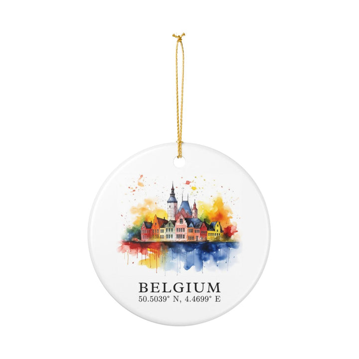 Belgium Ornament: Unique Belgium Souvenir, Belgium Xmas Decor, and Authentic Belgium Gift
