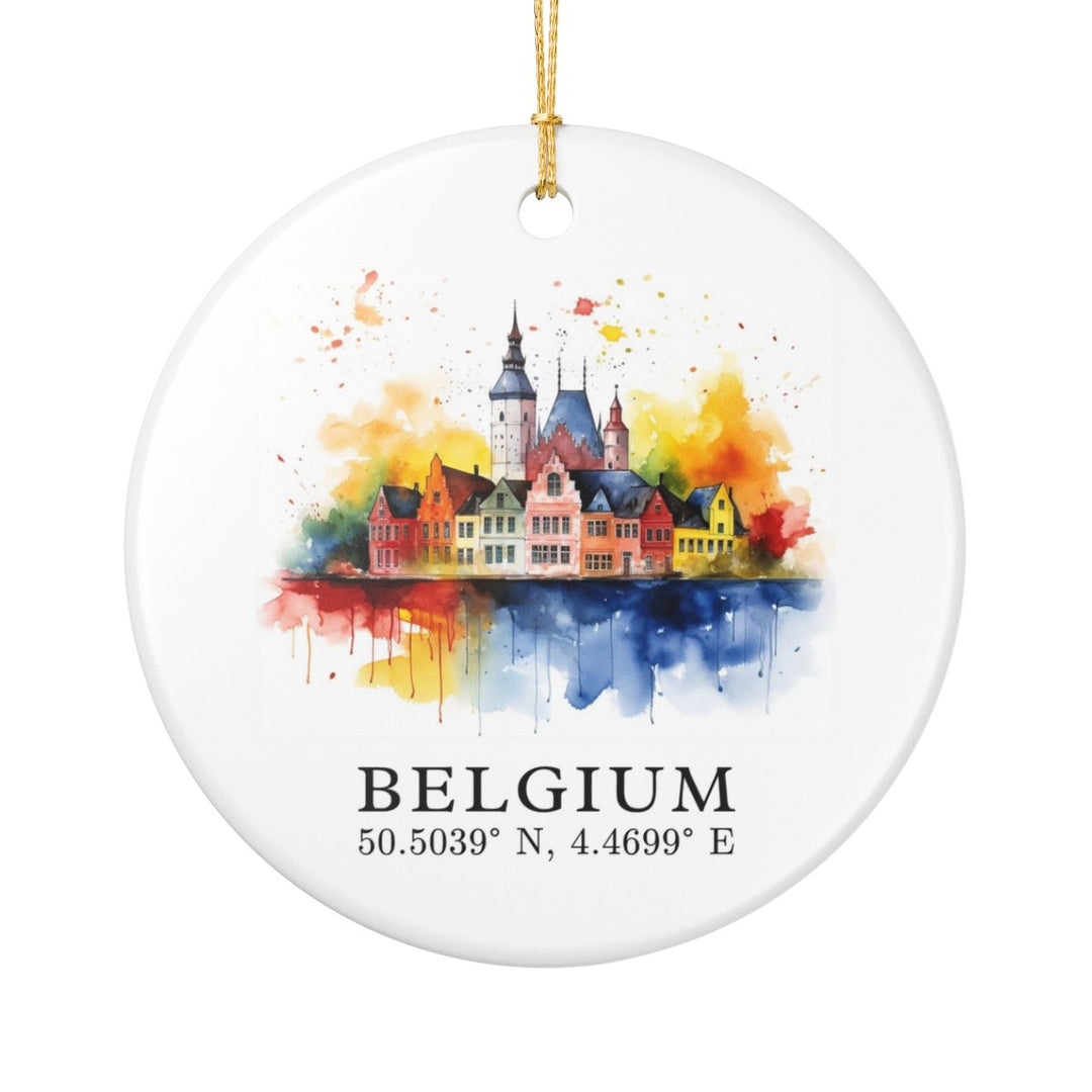 Belgium Ornament: Unique Belgium Souvenir, Belgium Xmas Decor, and Authentic Belgium Gift