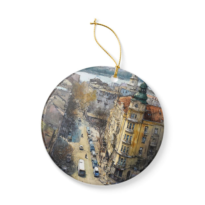 Belgrade Serbia Ornament: Unique Belgrade Serbia Souvenir, Belgrade Serbia Xmas Decor, and Authentic Belgrade Serbia Gift