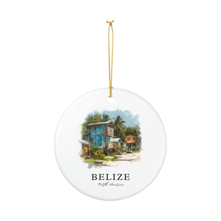 Belize Ornament: Unique Belize Souvenir, Belize Xmas Decor, and Authentic Belize Gift