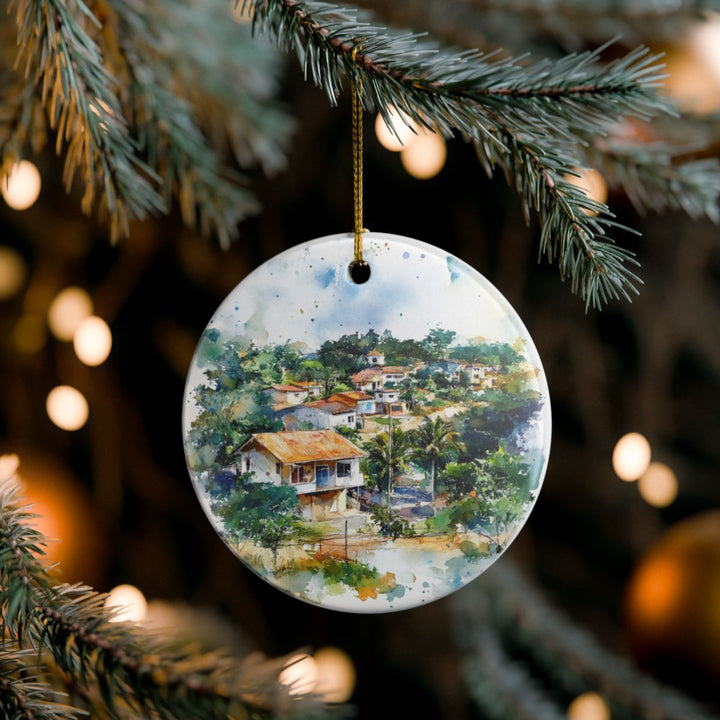 Bella Vista Paraguay Ornament: Unique Bella Vista Paraguay Souvenir, Bella Vista Paraguay Xmas Decor, and Authentic Bella Vista Paraguay Gift