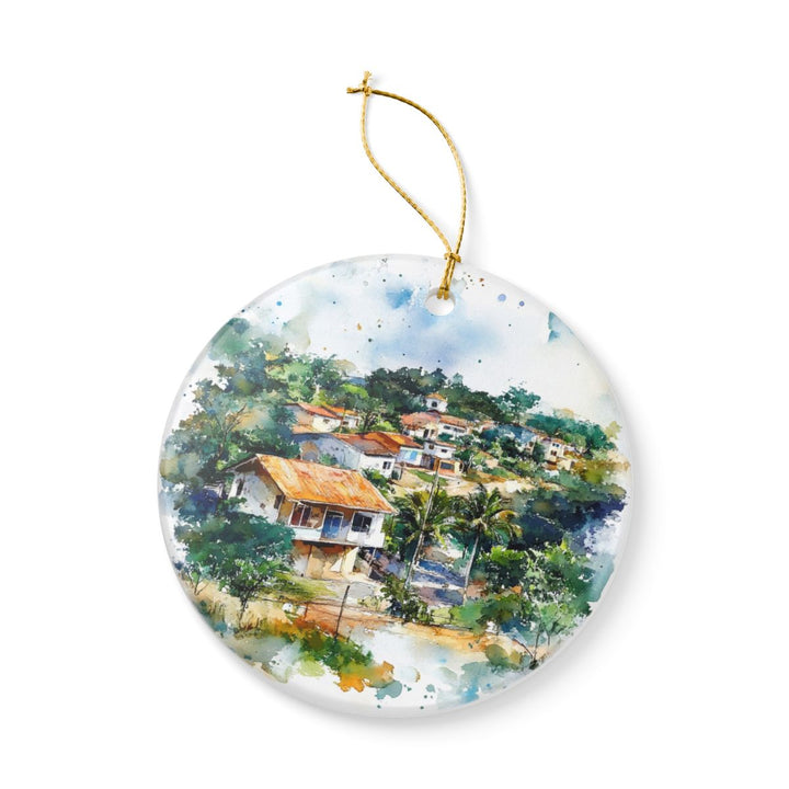 Bella Vista Paraguay Ornament: Unique Bella Vista Paraguay Souvenir, Bella Vista Paraguay Xmas Decor, and Authentic Bella Vista Paraguay Gift