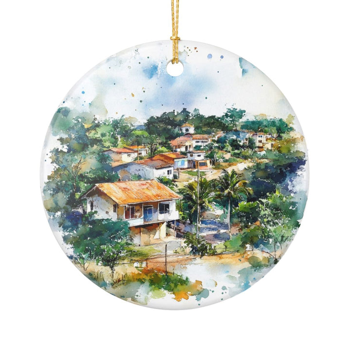 Bella Vista Paraguay Ornament: Unique Bella Vista Paraguay Souvenir, Bella Vista Paraguay Xmas Decor, and Authentic Bella Vista Paraguay Gift
