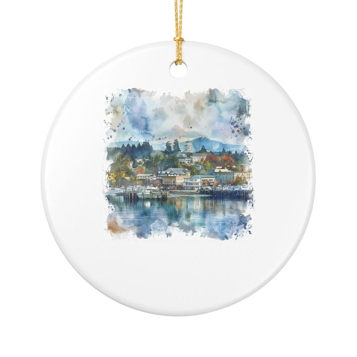 Bellingham Washington Ornament: Unique Bellingham Souvenir, Bellingham Washington Xmas Decor, and Authentic Bellingham Gift