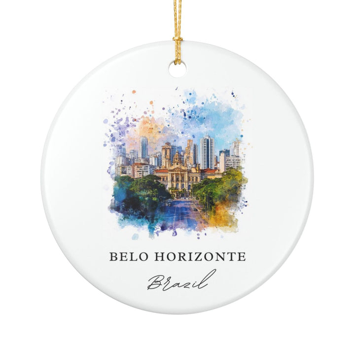 Belo Horizonte Ornament: Unique Belo Horizonte Souvenir, Belo Horizonte Xmas Decor, and Authentic Belo Horizonte Gift