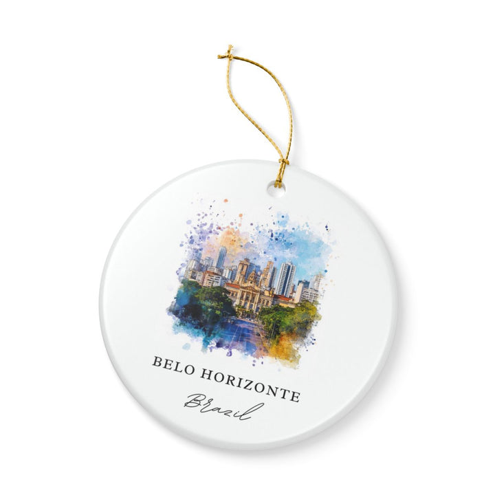 Belo Horizonte Ornament: Unique Belo Horizonte Souvenir, Belo Horizonte Xmas Decor, and Authentic Belo Horizonte Gift