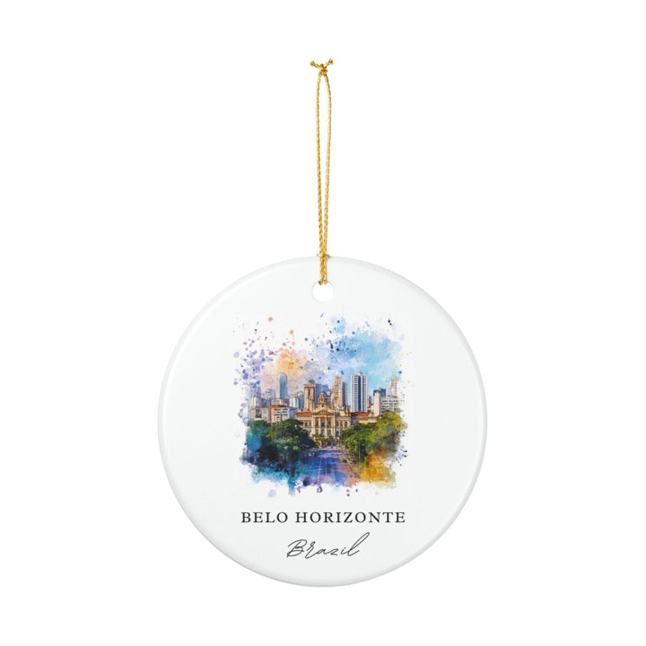 Belo Horizonte Ornament: Unique Belo Horizonte Souvenir, Belo Horizonte Xmas Decor, and Authentic Belo Horizonte Gift