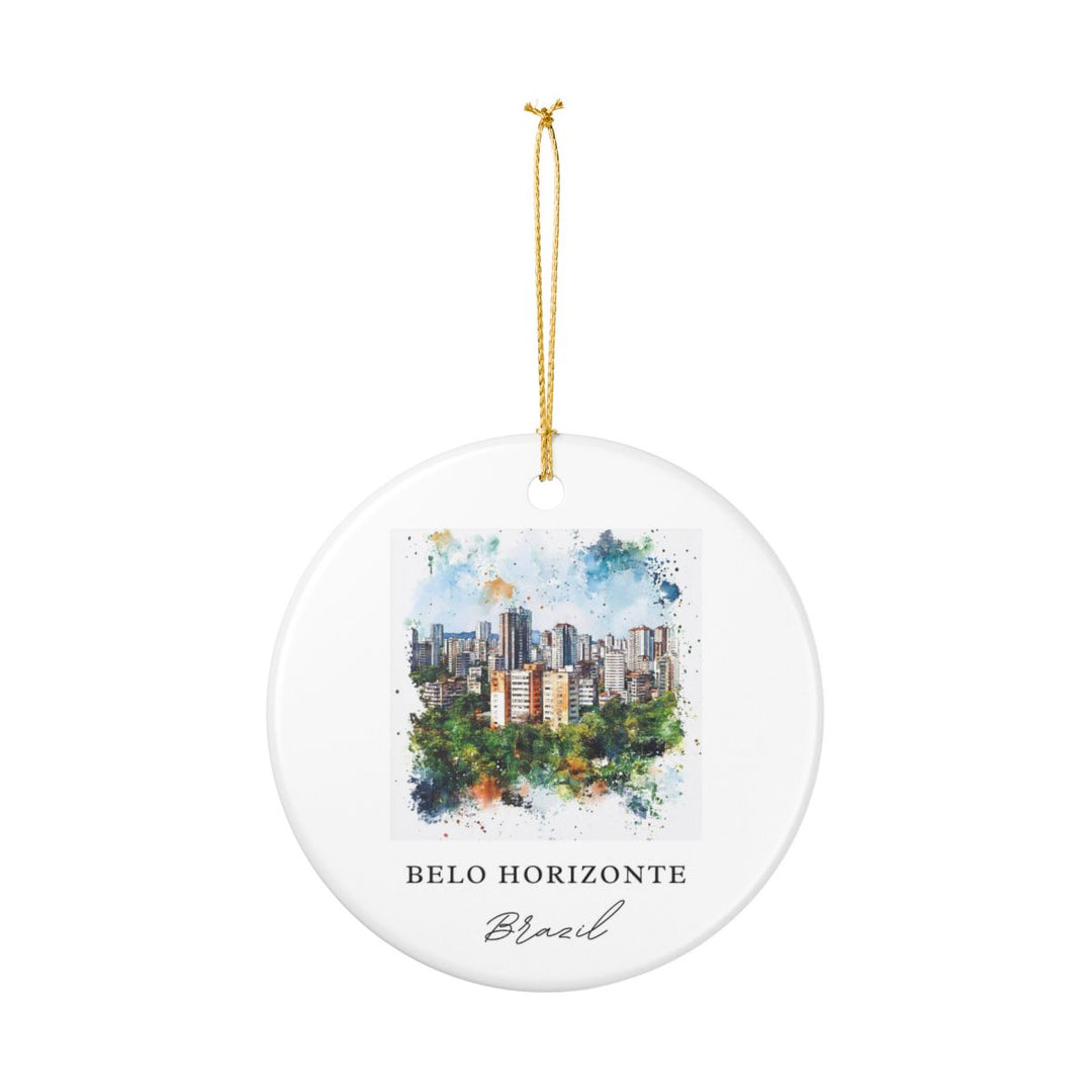 Belo Horizonte Ornament: Unique Belo Horizonte Souvenir, Belo Horizonte Xmas Decor, and Authentic Belo Horizonte Gift