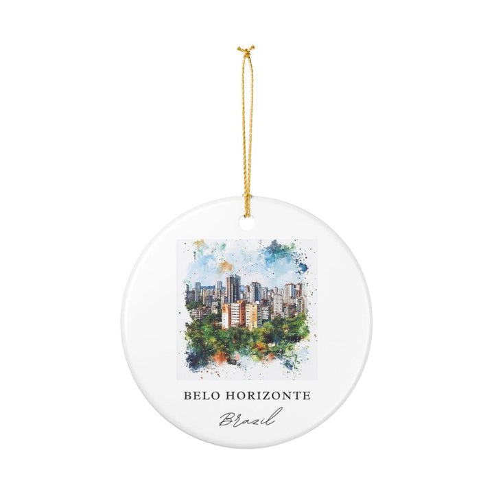 Belo Horizonte Ornament: Unique Belo Horizonte Souvenir, Belo Horizonte Xmas Decor, and Authentic Belo Horizonte Gift
